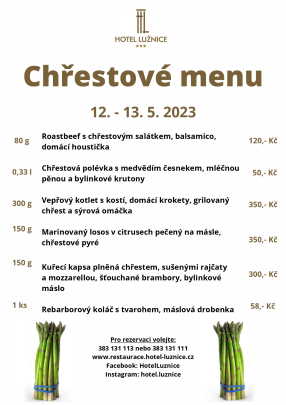 Chřestové menu