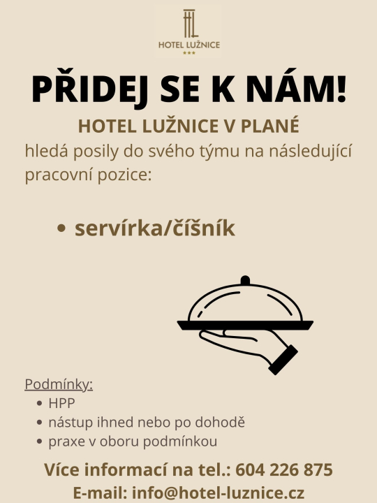Hledáme číšníka/servírku
