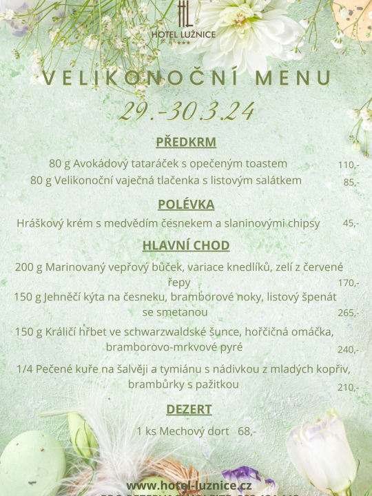 Velikonoční menu