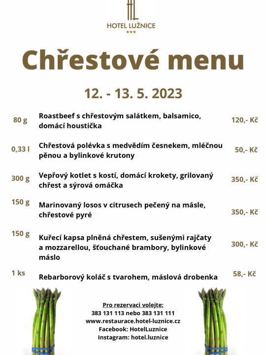 Chřestové menu