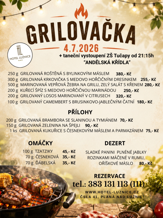 GRILOVAČKA s tanečním vystoupením